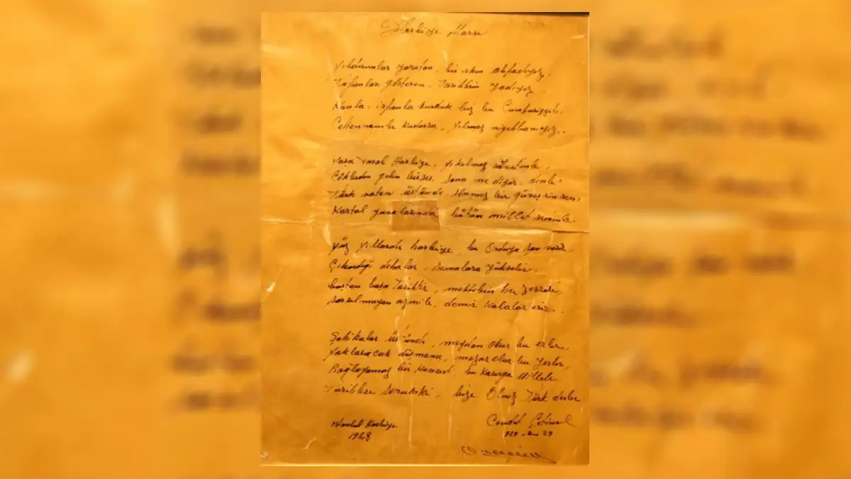 Harbiye Marşı Sözleri