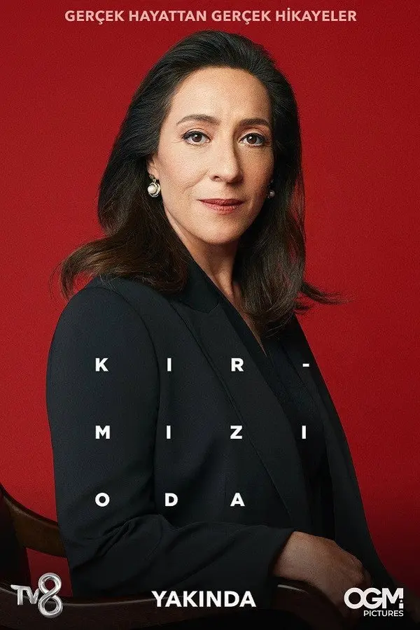 Binnur Kaya’nın yer aldığı Kırmızı Oda dizisinin resmî afişi